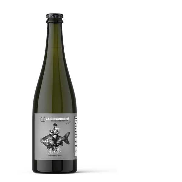 zammekumme etikett bierflasche walter